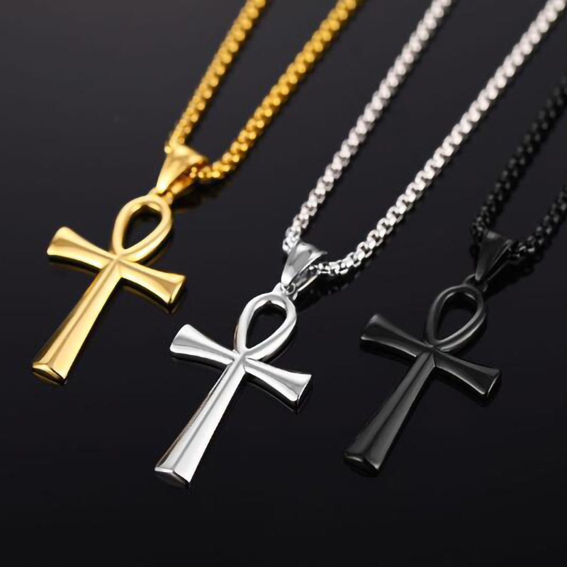 Women'S Egyptian Accessories - Paslanmaz Çelik Mısır Ankh Kolye Erkekler