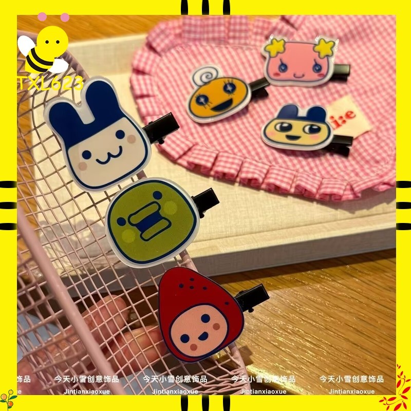 Women'S Accessories List - Tamagotchi Serisi Saç Tokası Karikatür Ördek