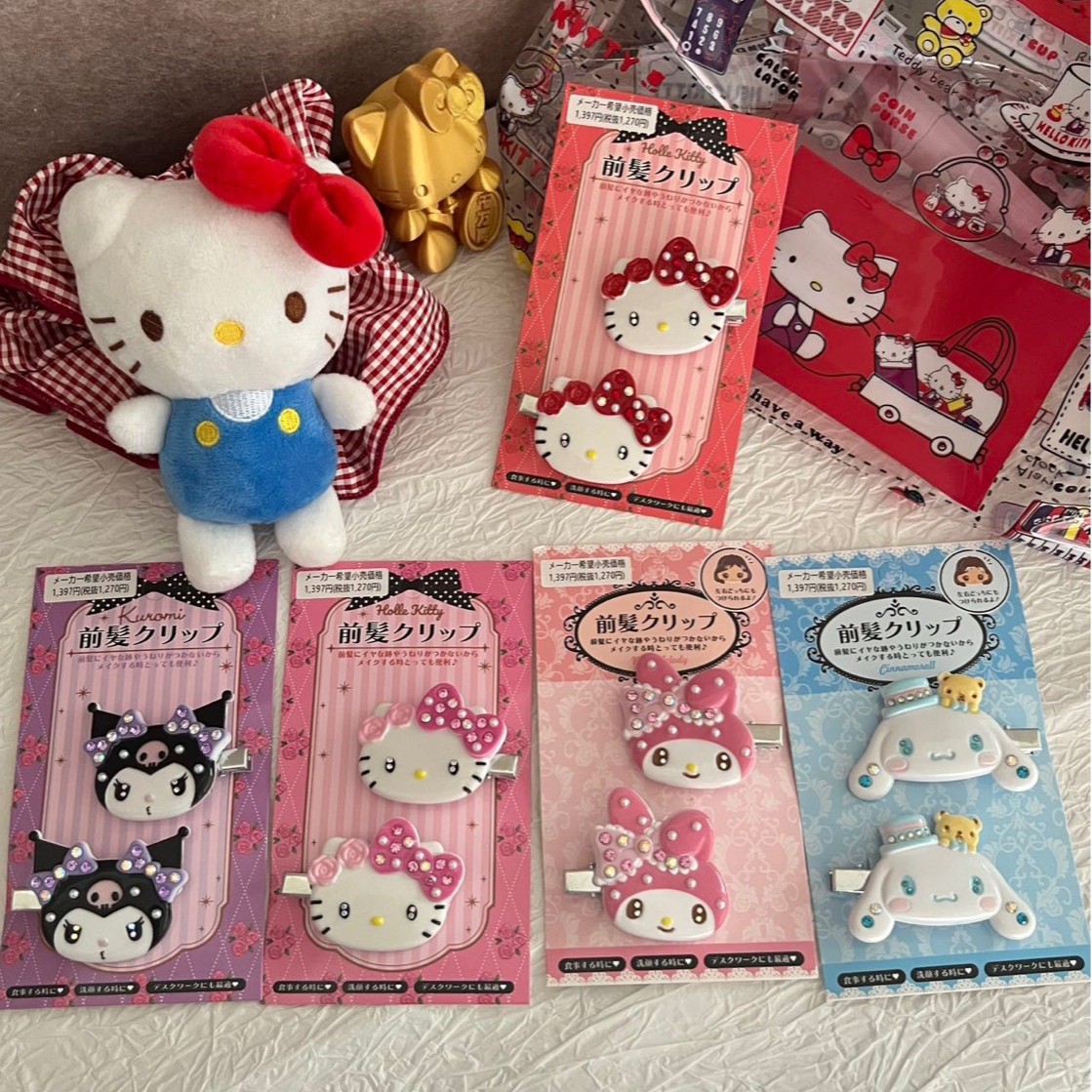 Women'S Accessories List - Sanrio Hello Kitty saç tokası kiraz
