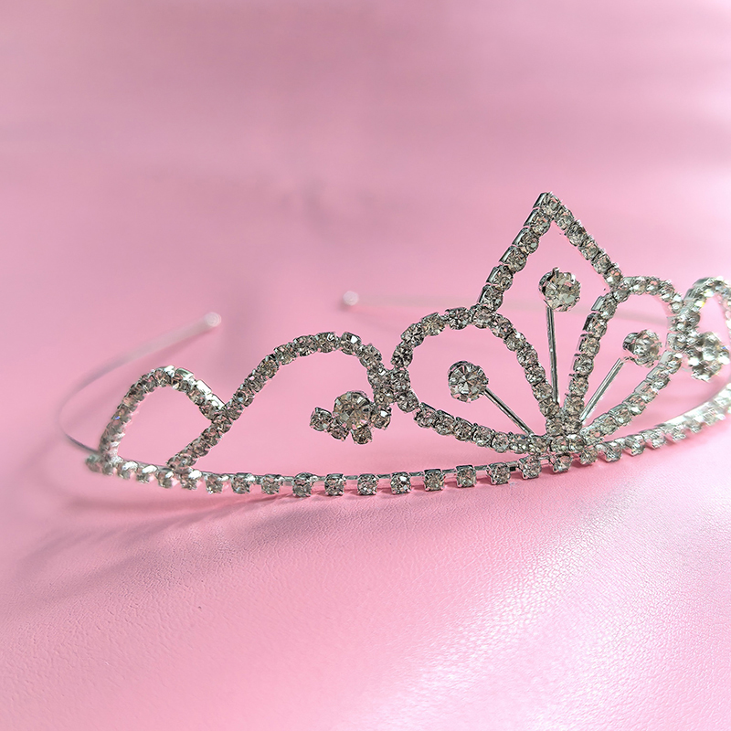 Women'S Accessories List - Gümüş Renkli Yapay Elmas Gelin Tacı