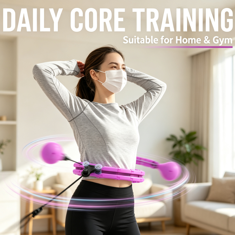 Women'S Exercise Accessories - Hula Hoop Ayrılabilir Eklemli Masaj Fitness
