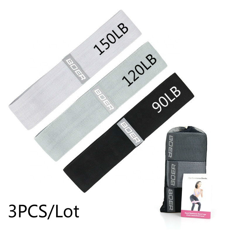 Women'S Exercise Accessories - 3 adet kadın erkek kumaş direnç