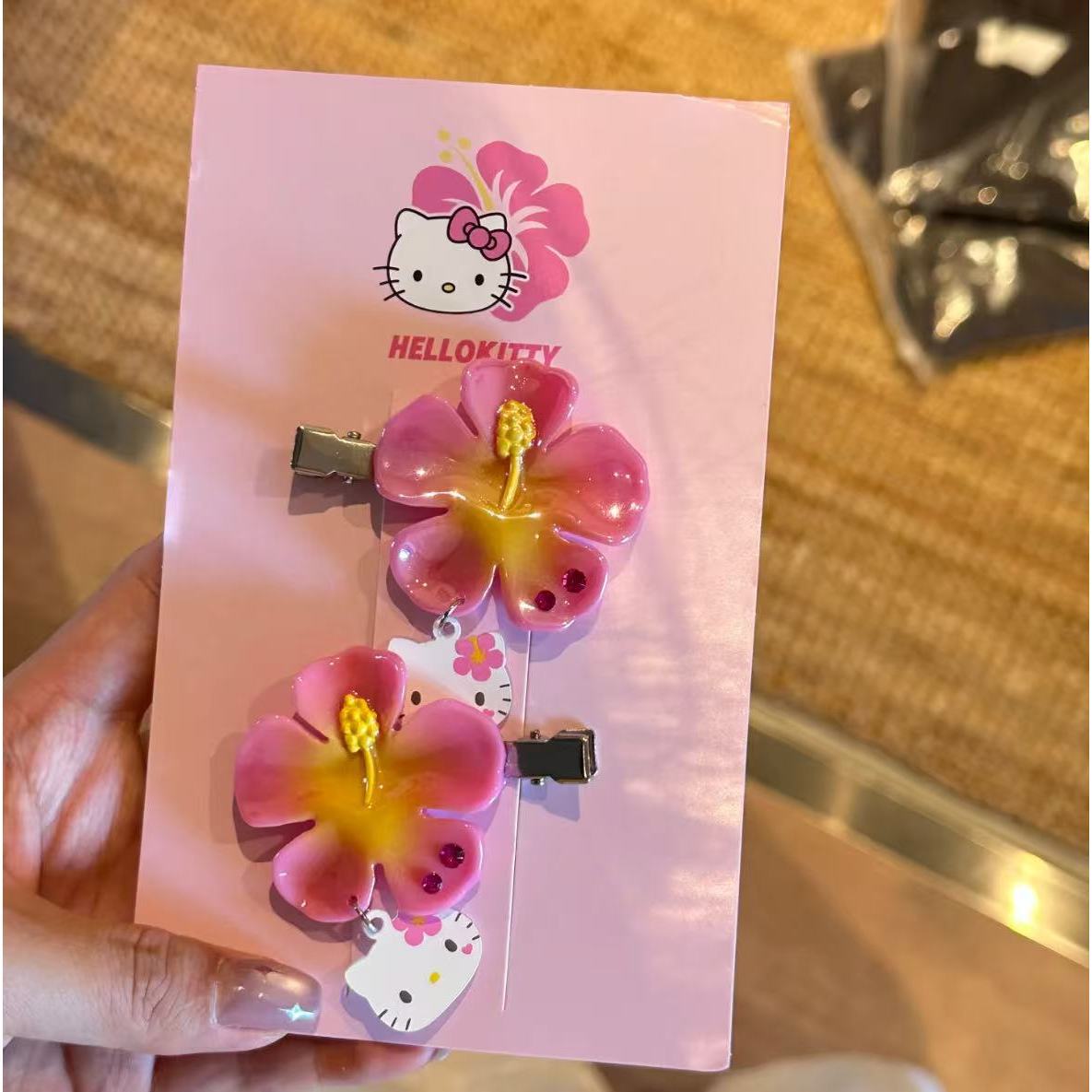 Women'S Accessories List - Kawaii Sanrio Hello Kitty Çiçek Saç