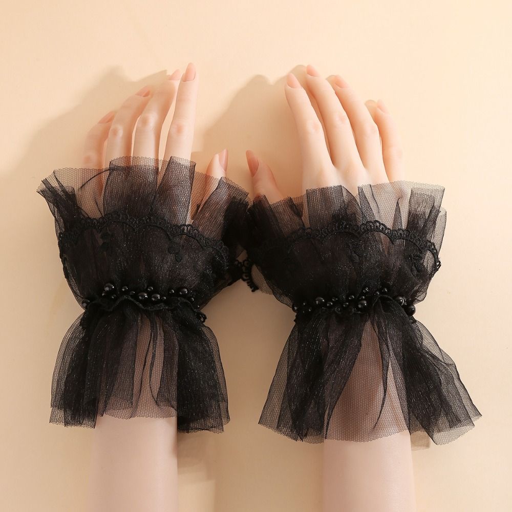 Women'S Victorian Accessories - Victorian Çıkarılabilir Kolluk Manşetleri Çıkarılabilir Rahat