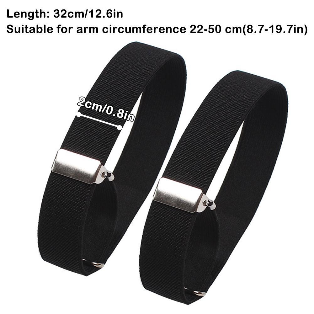 Women Accessories Holder - 2 adet Ayarlanabilir Elastik Kol Bandı