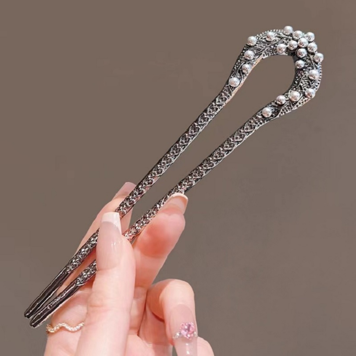 Pearl Hair Pin - Yeni Inci U Şekilli Firkete Kadınlar