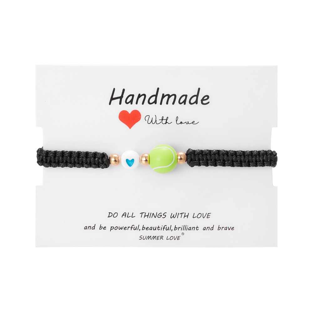 Women'S Volleyball Accessories - El yapımı Basketbol Beyzbol Bileklik Kore