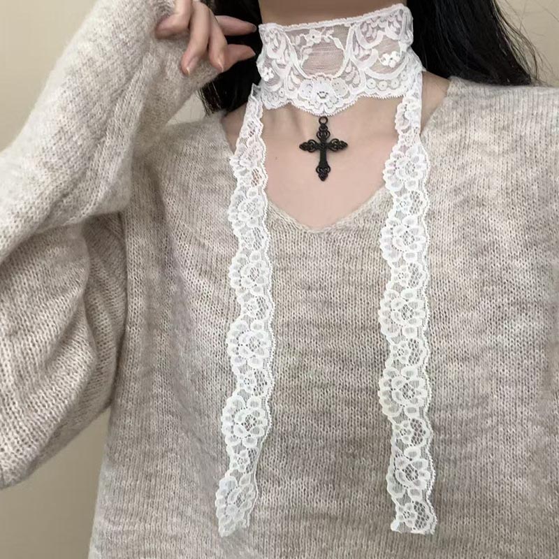 Uzun Seksi Dantel Gerdanlık Si - Women'S Victorian Accessories incelemesi ve fiyatı