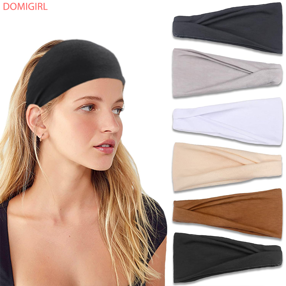 Yeni düz renk elastik saç band - Women'S Exercise Accessories incelemesi ve fiyatı