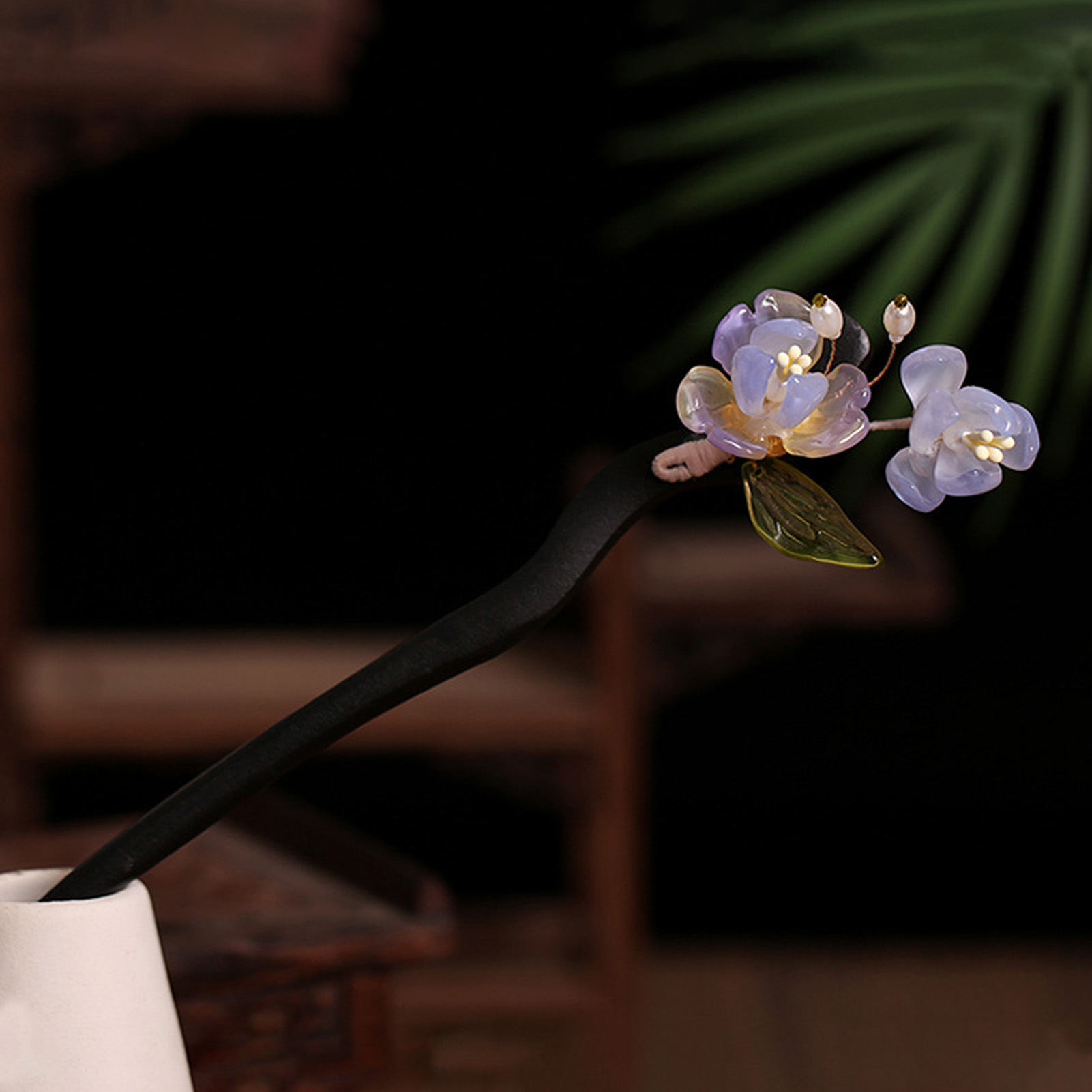 Çin tarzı çiçek püskül saç tok - Pearl Hair Pin incelemesi ve fiyatı