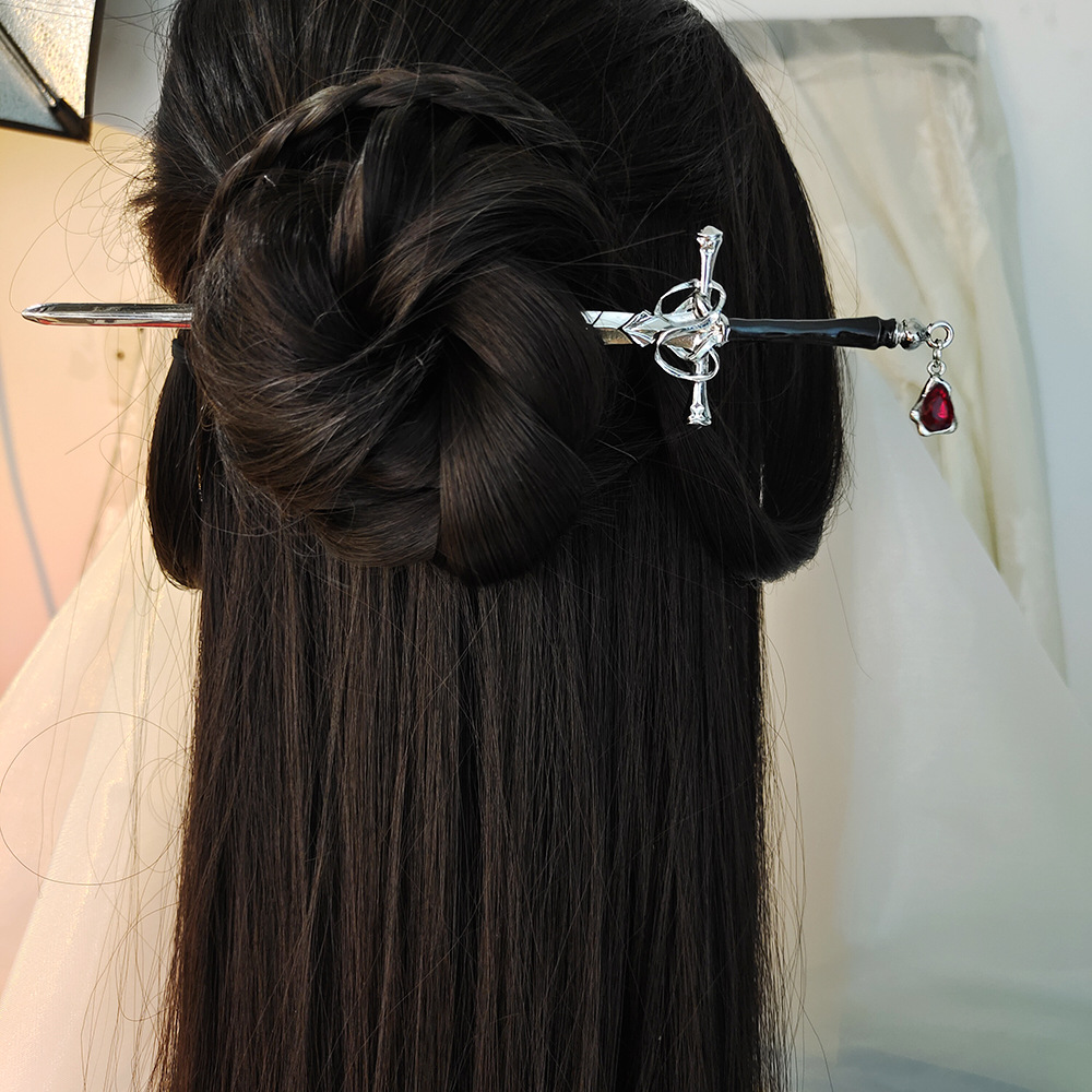 Çin kılıç şekilli saç tokası V - Pearl Hair Pin incelemesi ve fiyatı