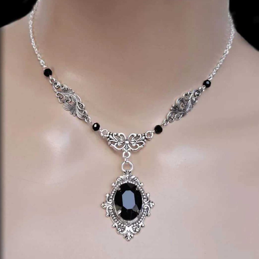 Mor Sihirli Su Damlası Kolye,  - Women'S Victorian Accessories incelemesi ve fiyatı