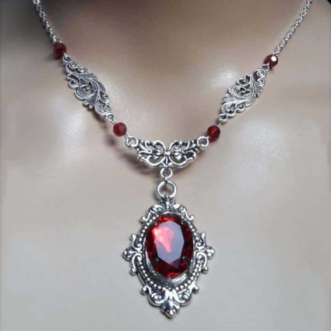 Mor Sihirli Su Damlası Kolye,  - Women'S Victorian Accessories incelemesi ve fiyatı
