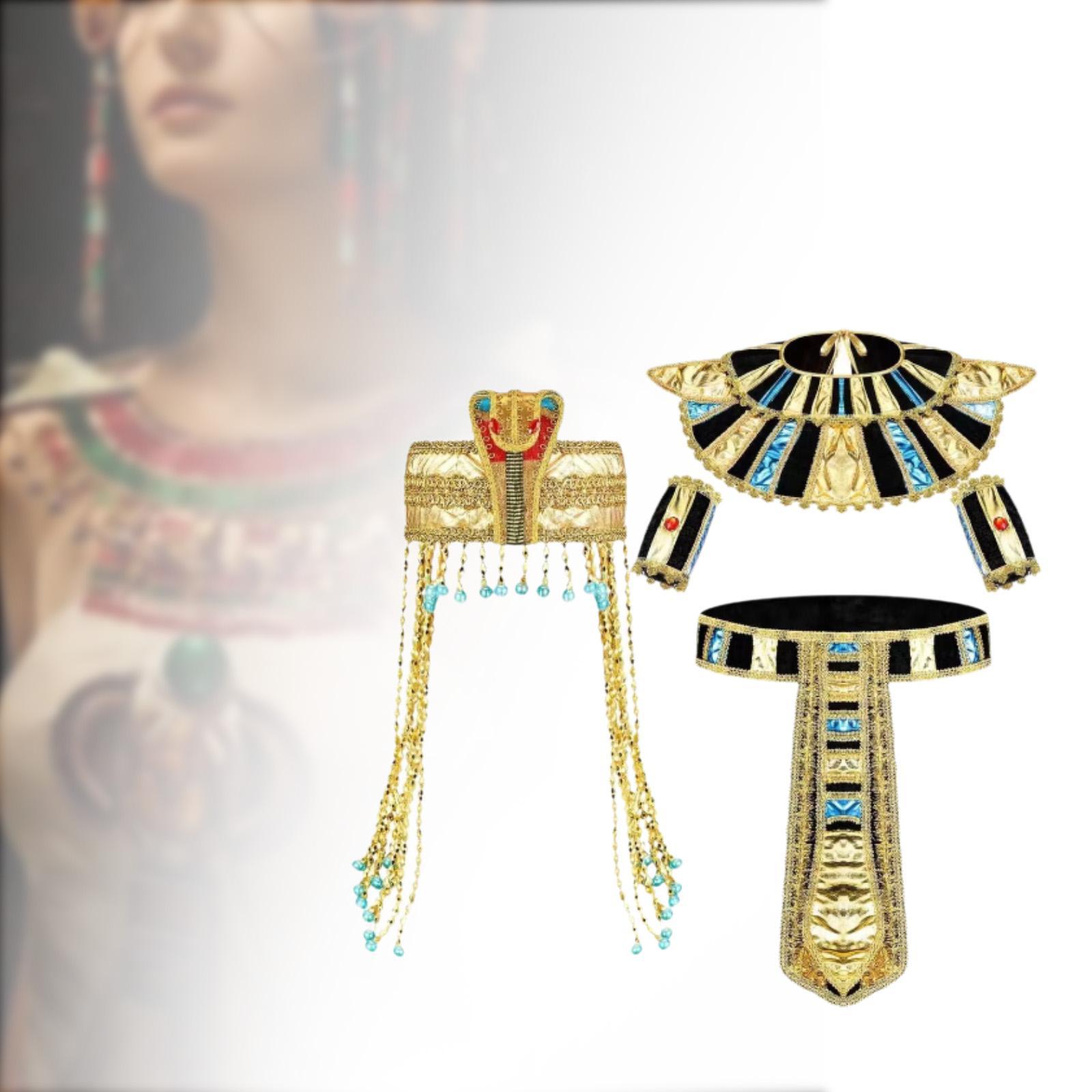 5 adet bayan mısır kostüm akse - Women'S Egyptian Accessories incelemesi ve fiyatı