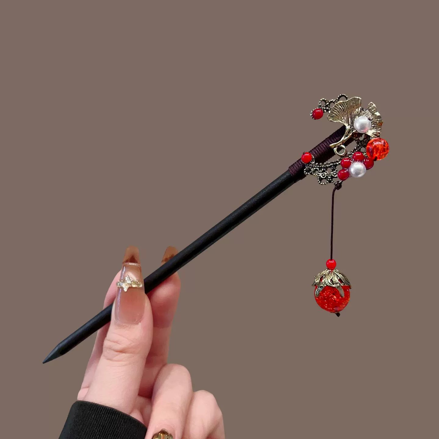 Antika Ahşap Saç Tokası Kadın  - Pearl Hair Pin incelemesi ve fiyatı