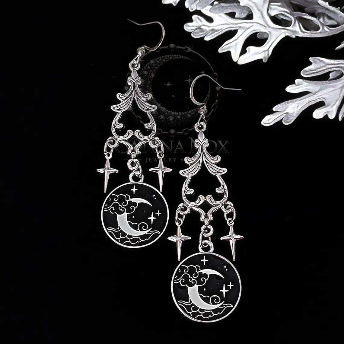 Ay Büyüsü Küpe, Gotik Takılar, - Women'S Victorian Accessories incelemesi ve fiyatı