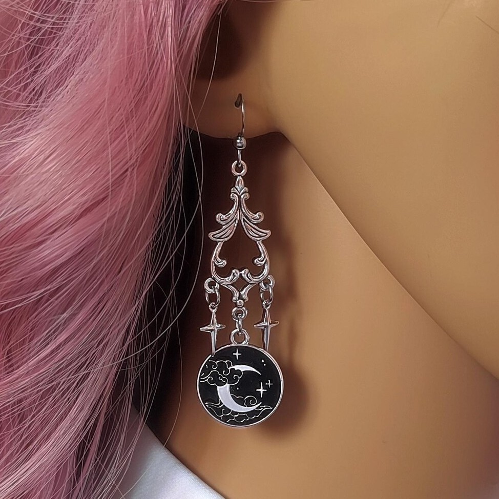 Ay Büyüsü Küpe, Gotik Takılar, - Women'S Victorian Accessories incelemesi ve fiyatı
