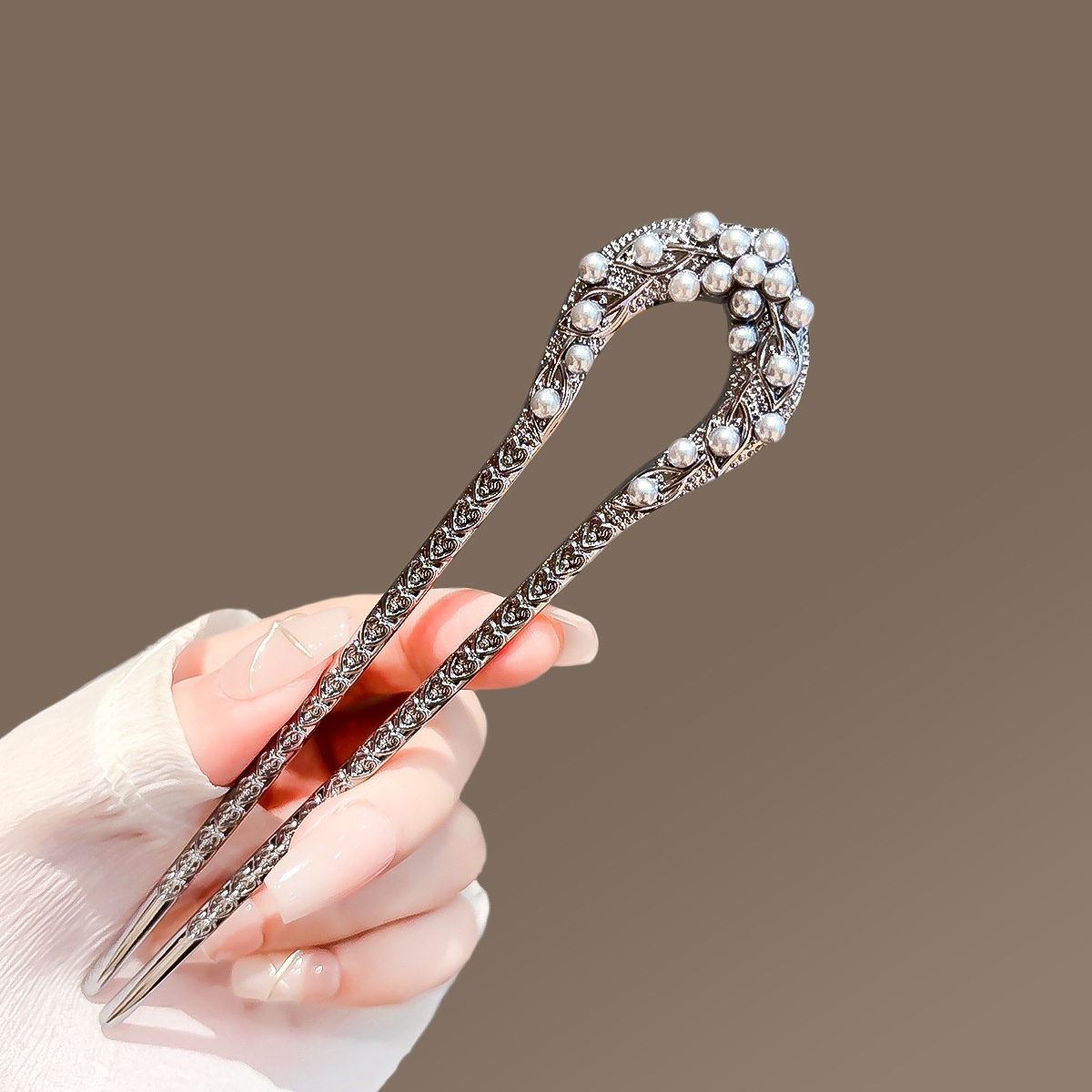 Yeni Inci U Şekilli Firkete Ka - Pearl Hair Pin incelemesi ve fiyatı