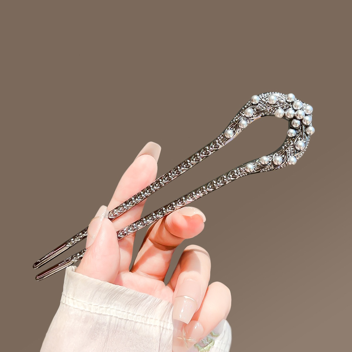 Yeni Inci U Şekilli Firkete Ka - Pearl Hair Pin incelemesi ve fiyatı