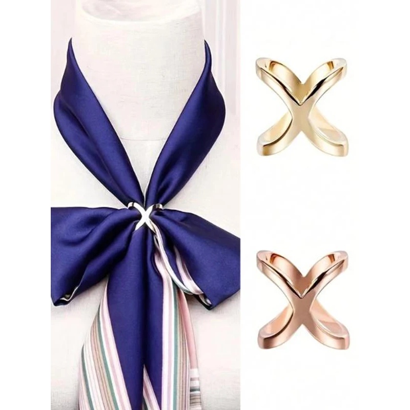 Yeni Çapraz Eşarp Klipsi X Şek - Women Accessories Holder incelemesi ve fiyatı