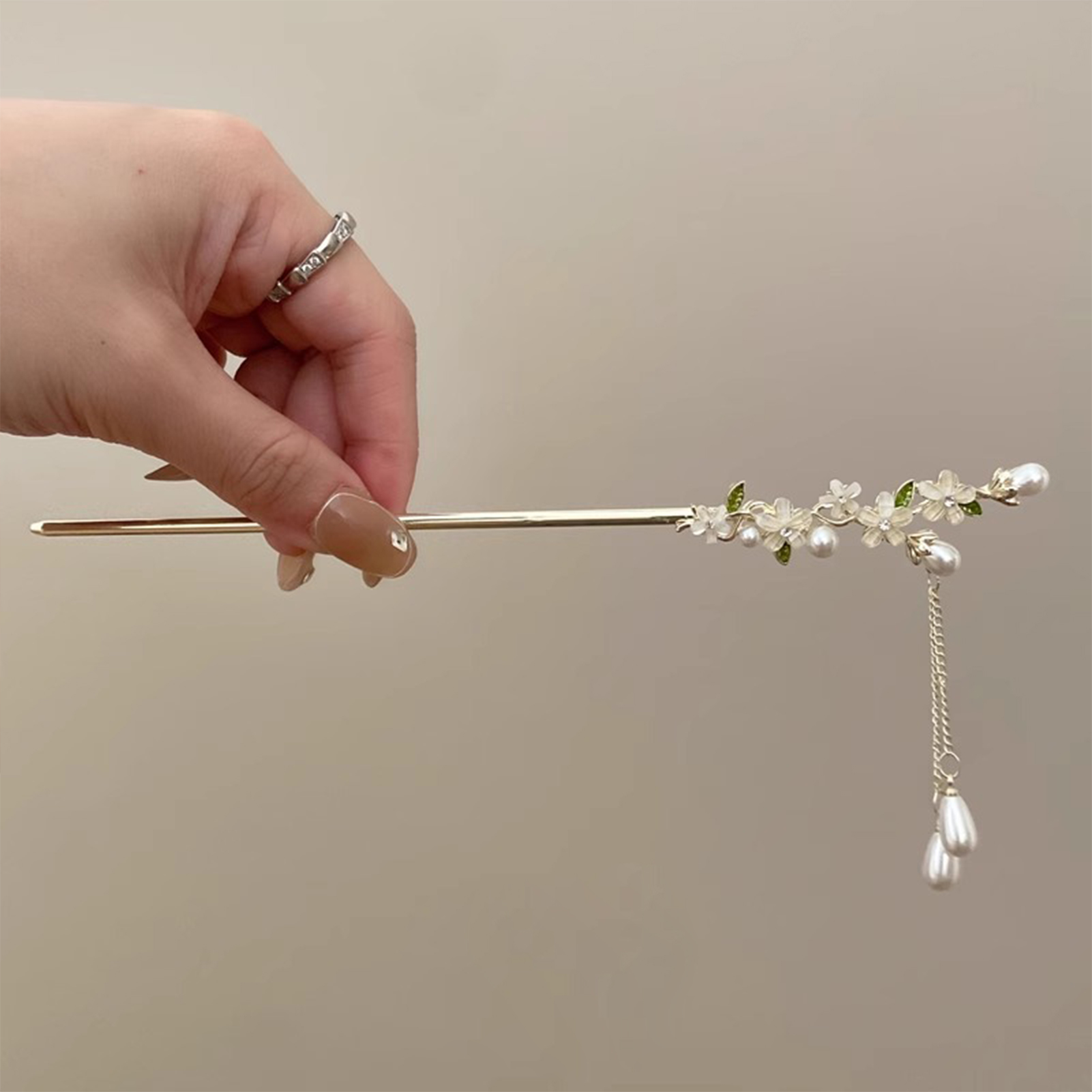Güvenli Tutuşlu Saç Çubuğu Zar - Pearl Hair Pin incelemesi ve fiyatı