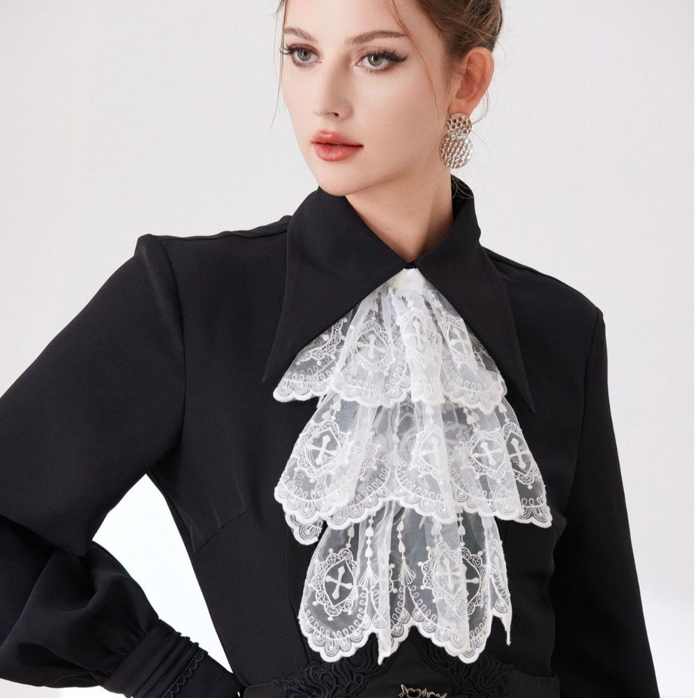 Viktorya Tarzı Dantel Jabot Ya - Women'S Victorian Accessories incelemesi ve fiyatı