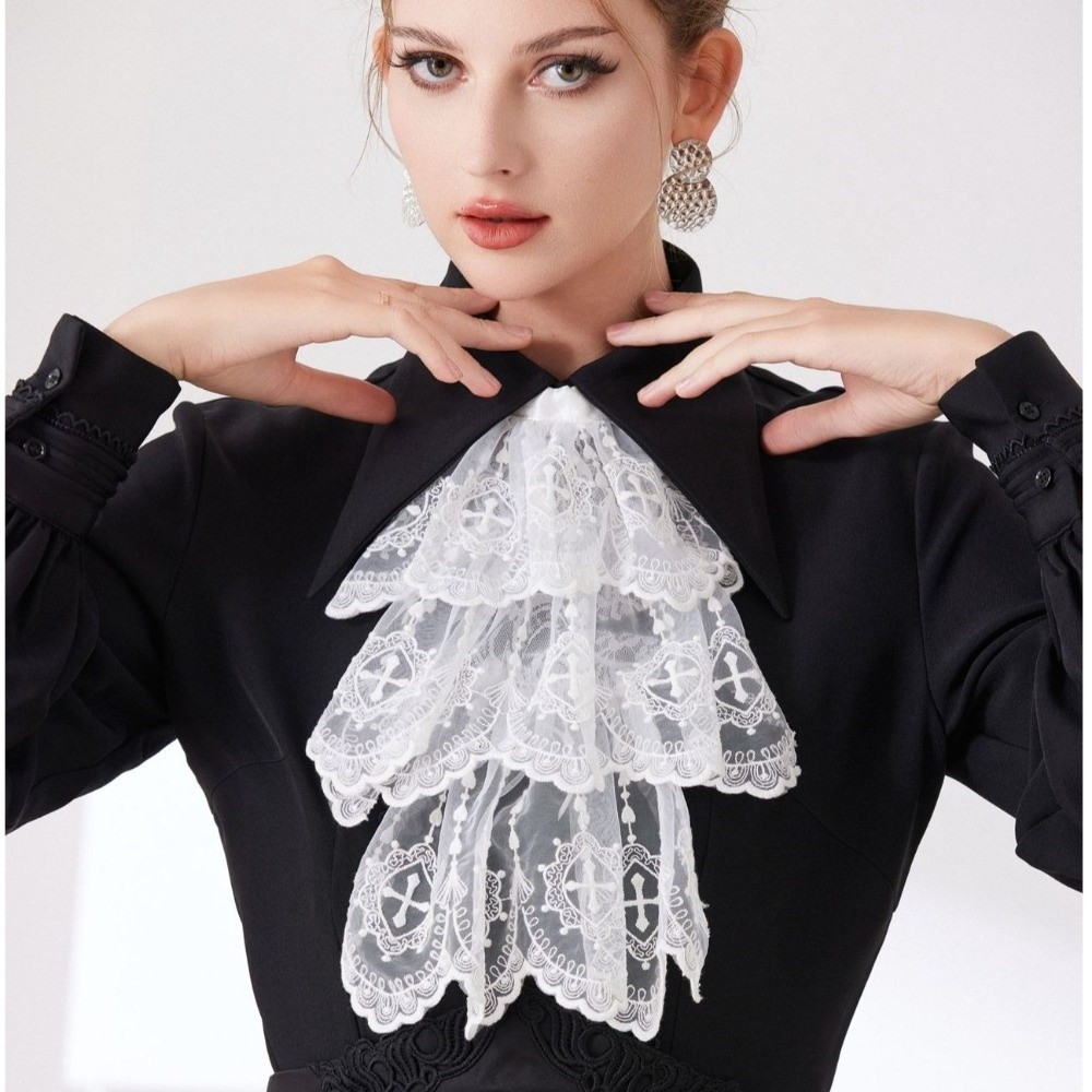 Viktorya Tarzı Dantel Jabot Ya - Women'S Victorian Accessories incelemesi ve fiyatı